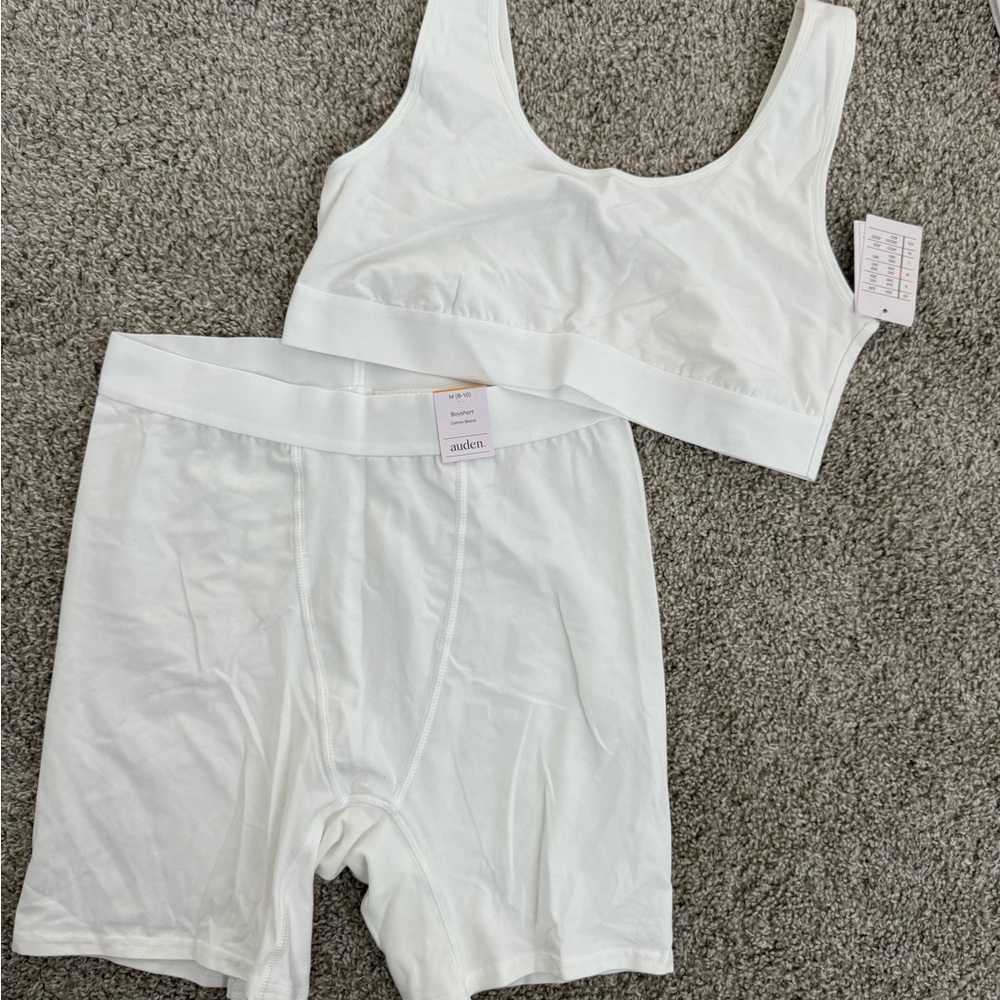 Auden White Women's Intimates Set